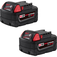 48-11-1852 - M18 REDLITHIUM XC5.0 Extended Capacity Battery Pack, 2 Pack